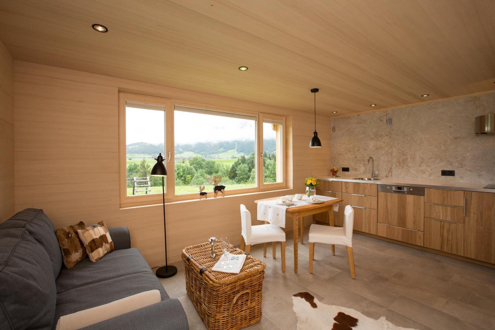 Ferienloft Waldblick Apartman Schwarzenberg im Bregenzerwald Kültér fotó